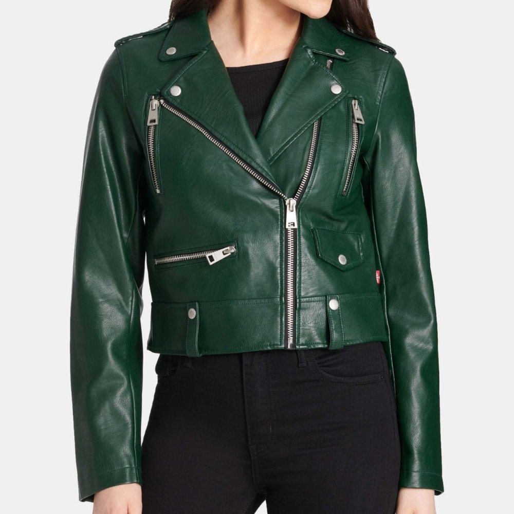 Levi's Women's Faux Leather Contemporary Motorcycle Jacket